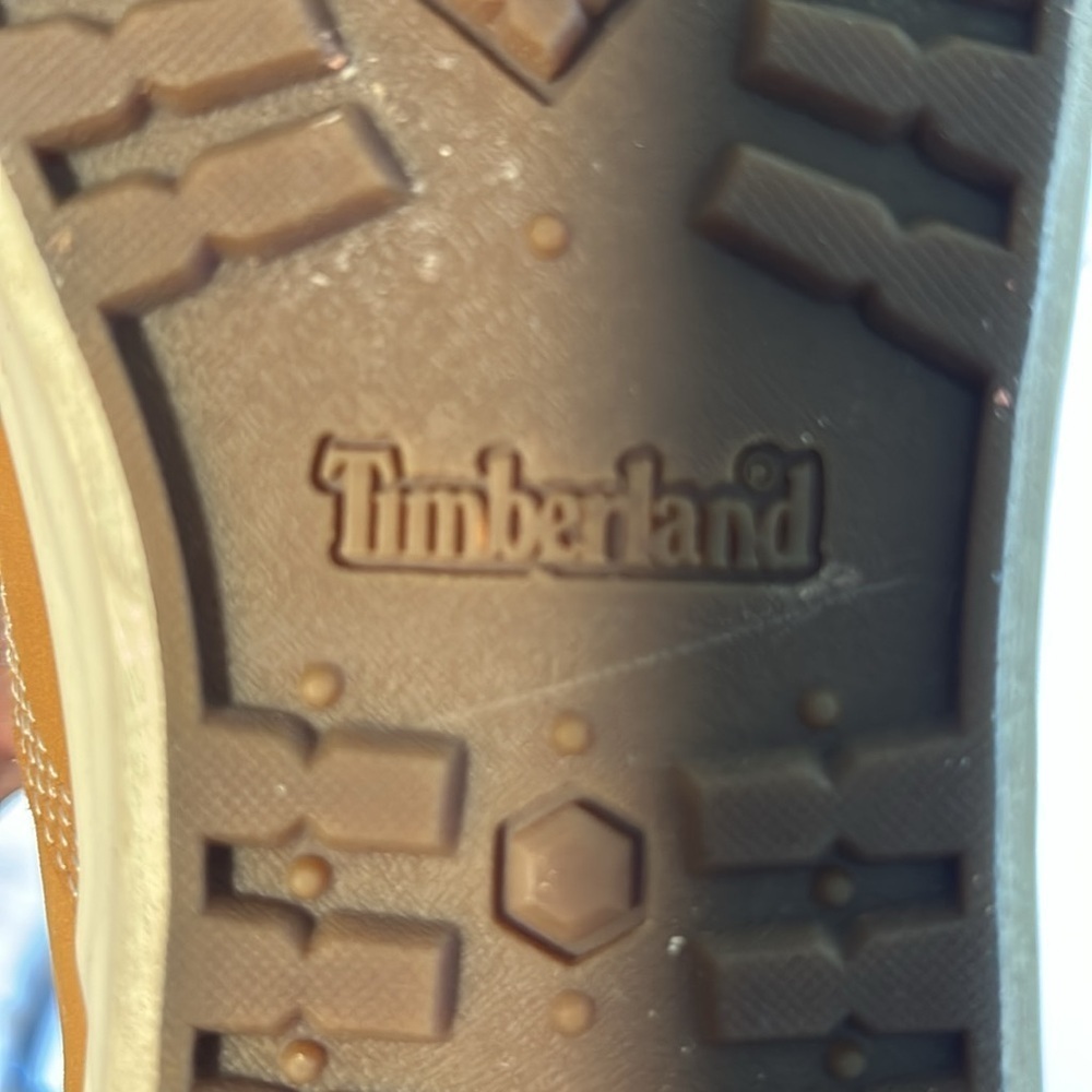 TIMBERLAND ORTHOLITE CLASSIC LEATHER WOMENS WHEAT COLORED BOOTS SZ 7.5 - Picture 10 of 12
